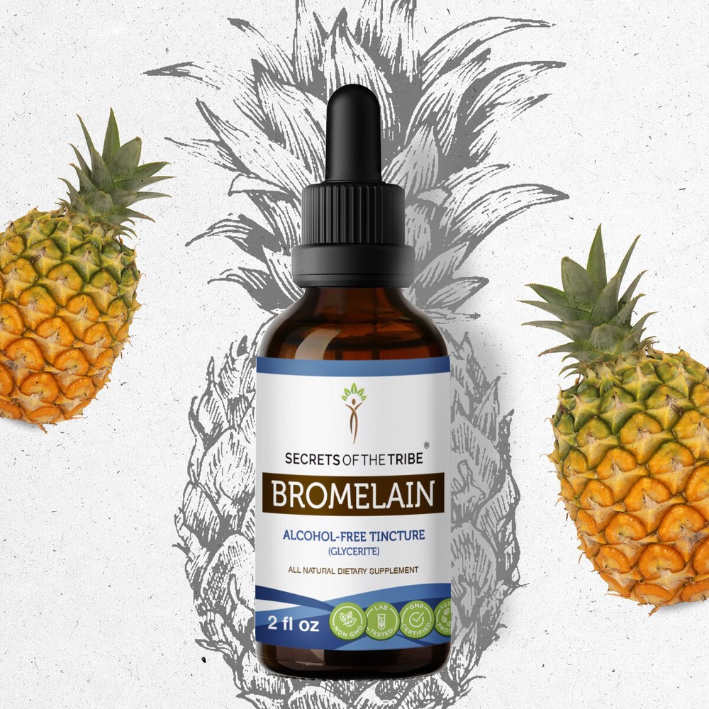 Secrets Of The Tribe Bromelain Tincture Alcohol-FREE