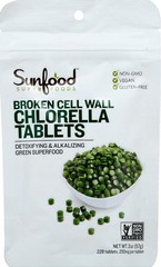 Sunfood Chlorella Tablets – Chlorophyll, Chlorella, Chlorophyll Pills, 2oz