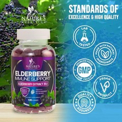 Elderberry Gummies – High Potency Immune Support w/ Sambucus Black Elderberries