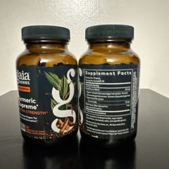 Gaia Turmeric Supreme, Extra Strength, 240 Vegan Liquid Phyto-Capsules