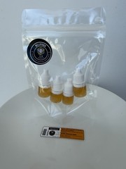Melipona Stingless Bee Raw Honey Kit – 2 ml (0.067 fl oz) with 4 Droppers