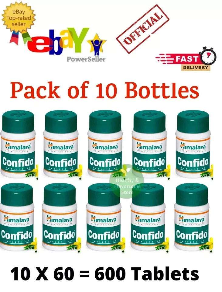 Himalaya Confido – 10 Packs (600 Tablets) | Natural Men’s Health Support |