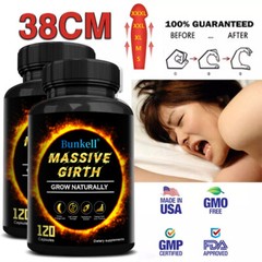 Massive Girth Capsules For Cardiovascular And Urogenital Health 120 Capsules US