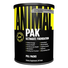 Animal Pak – Convenient Multivitamin for Men & 30 Count (Pack of 1), Tablets