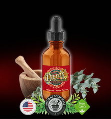 Detox Cleanse Tincture – Natural Plant Extracts – Easy Liquid Drops Drink Tea