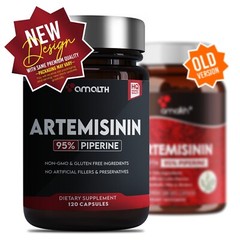 Artemisinin Extract capsules with Piperine(95% Piperine) Extract 120 Capsules