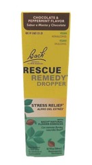 Bach Rescue Remedy Dropper BIG 20mL, Natural STRESS RELIEF Chocolate Mint 7/26