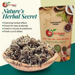 Mugwort Organic Dried Cut & Sifted ~ Artemisia Vulgaris ~ FREE SHIP
