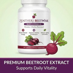 Beetwise, Beetwise Root Formula Cold Pressed，Beetroot Supplement ，Natural Ene…