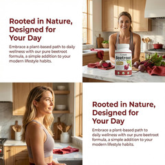Lemeli Beet Root Capsules with Beetroot Powder Extract – Plant Based Formula for