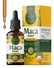 Maca Root Drops for Hormone Balance | Energy Support Liquid Extract – Vegan, Non