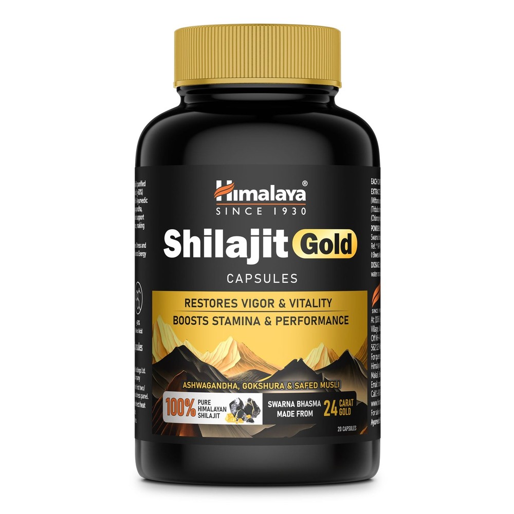Himalaya Gold 20 Capsules for Sexual wellness, restore Vigor and Vitali
