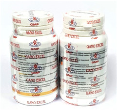 2x Gano Excel Ganoderma & Excellium 90 Caps Reishi Mushroom Extract Detox Focus