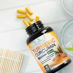 Tumeric Curcumin Max Potency With Bioperine Black Pepper 2600MG, 240 Capsules
