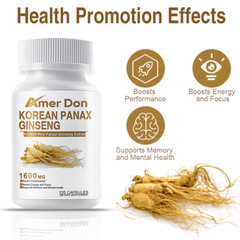 360 Caps Maca Root & L-Arginine & Korean Red Panax Ginseng 3in1 Male Enhancing