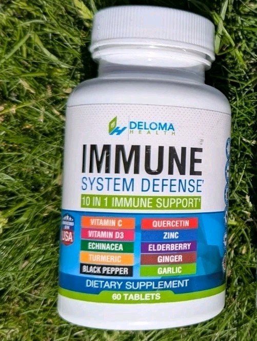 *Deloma Health 10 in 1 Immune System Support Supplement -60 Count Each