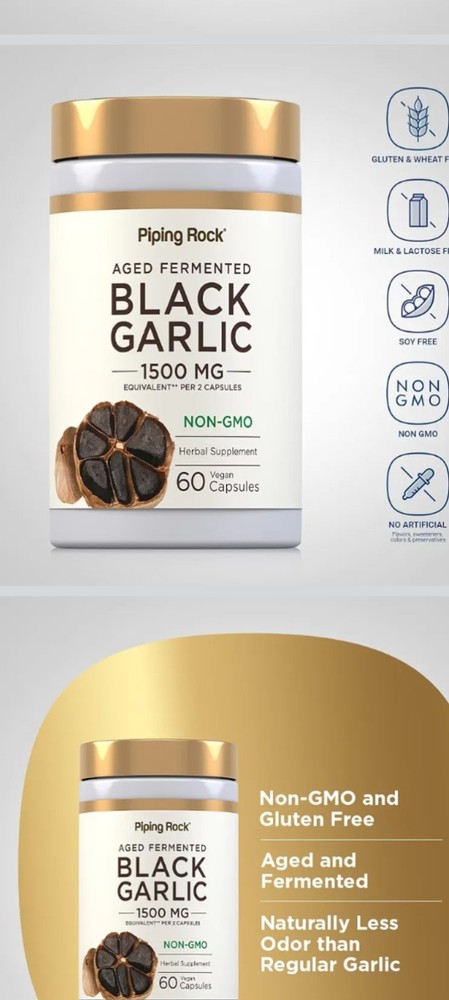 Aged Fermented Black Garlic