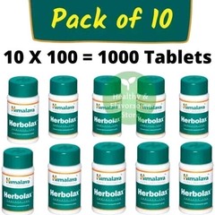 Himalaya Herbolax Tablets Pack of 10 x 100 Tabs Each FREE SHIP 2028