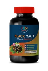 libido herbs unisex – BLACK MACA – energy boost supplement for women 1 BOTTLE