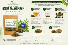 Jodnar Shankhpushpi Whole Herb Convolvulus Pluricaulis Pure Brain Tonic Support