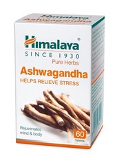 Himalaya Ashwagandha Tablets 60 Count x 3 Pack | Herbal Supplement | Free ship