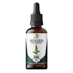 Mullein Leaf Tincture Natural Liquid Drops Extract 2 Oz Breath Lungs Respiratory
