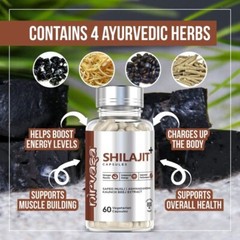Pure 100% Himalayan Shilajit, Soft Resin, Organic, Extremely Potent, Fulvic Acid