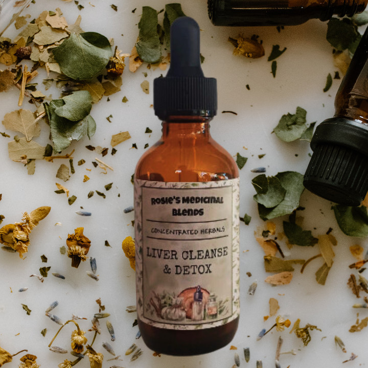 Liver Cleanse & Detox | Organic Herbal Extract Tincture | Concentrated Herbals