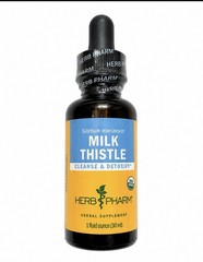 Herb Pharm Organic Milk Thistle Liquid Extract 1 fl oz (30 mL) Herbal Supplement