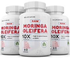 Moringa Oleifera Leaf Organic Extract 10,000mg Serving 100% Pure 180 Capsules