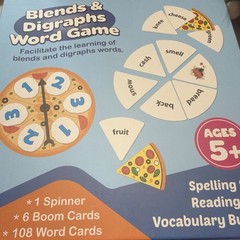 Blends & Digraphs Phonics Games for Kids, Learn to Read Phonics Flash Cards, Sig
