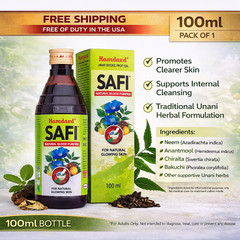 Hamdard Natural Blood Purifier Syrup 100ml | Herbal Skin Care | 2027 Expiry