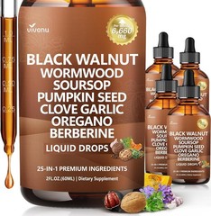 Parasite Cleanse Tincture/Extract-Wormwood,Black Walnut Hull, Clove,Best Quality