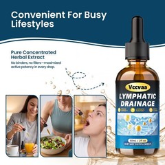 Vccvaa Lymphatic Drainage Drops, 11 in 1 Herbal Lymphatic Drainage Supplement…