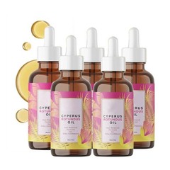 1-5PCS Cyperus Rotundus Oil – 60ml Natural Cyperus Rotundus Oil targeted for Hai