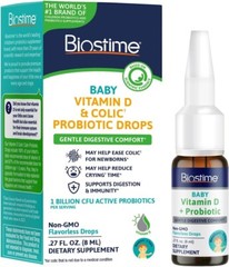 Biostime Baby Vitamin D & Colic Probiotic Drops for Newborns to 3 Years Old 32 s