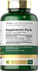 Olive Leaf Extract Capsules | 9000Mg | 100 Count | Non-Gmo, Gluten Free | High P