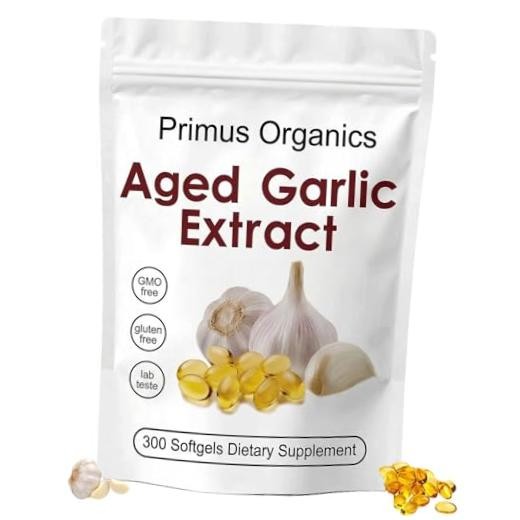 Primus Aged Garlic Extract, Primus Aged Garlic 24 Month Aged,Odorless 1pcs