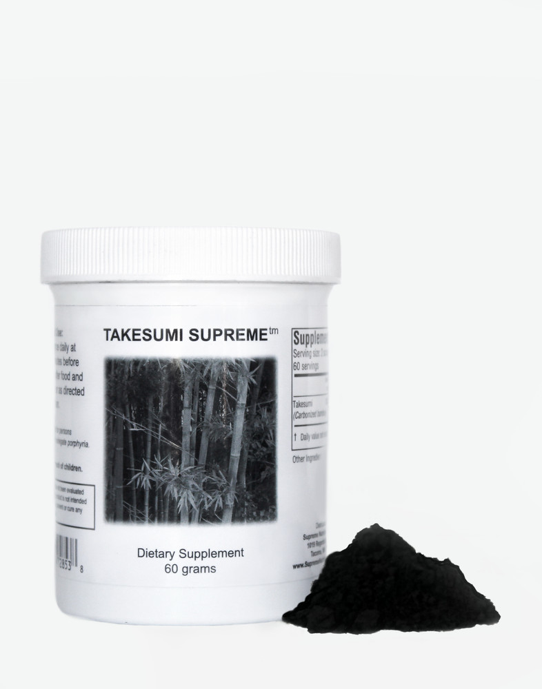 Supreme Nutrition Takesumi Supreme, Activated Bamboo Charcoal Powder, 60 Grams