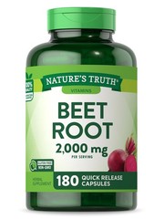 Beet Root Capsules | 2,000mg | 180 Count | by Nature’s Truth