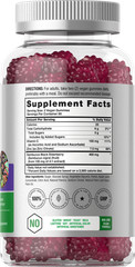 Black Elderberry Gummies | 120 ct | Sambucus, Zinc and Vitamin C | by Horbaach