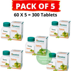 🌿 Himalaya Triphala – 60 Tablets Each | Pack of 5 | Expiry 03-2027 |