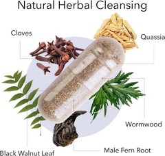 Wormwood Detox Cleanse Capsules – 200 Non-GMO for Liver & Gut Support