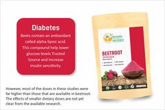 Beetroot Powder Organic for Baking and Smoothies Boost Stamina Gluten Free 5.3oz
