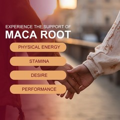 Maca Root Ginseng Gummies – Antioxidant, boosts blood flow and immune system