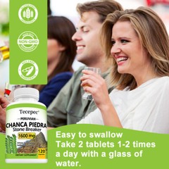 Chanca Piedra 1600 Mg Stone Breaker 120 Capsules Urinary & Gallbladder Health