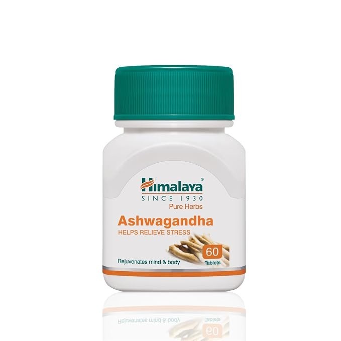 Ashwagandha Himalaya Organic Herbals Vegetarian Botanical 100% Herbs ( 3 Pack)