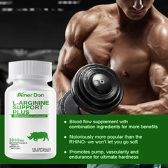 360 Caps Maca Root & L-Arginine & Korean Red Panax Ginseng 3in1 Male Enhancing