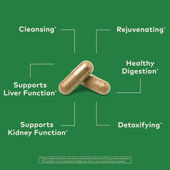 Liver Kidney Herbal Supplement – Detoxify & Rejuvenate, Supports Healthy Live…