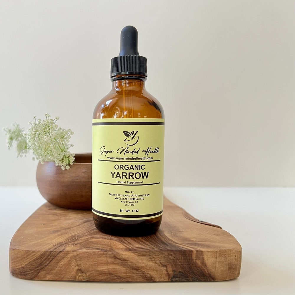 Yarrow Tincture | Organic | Achillea Millefolium | Whole-Body Wellness